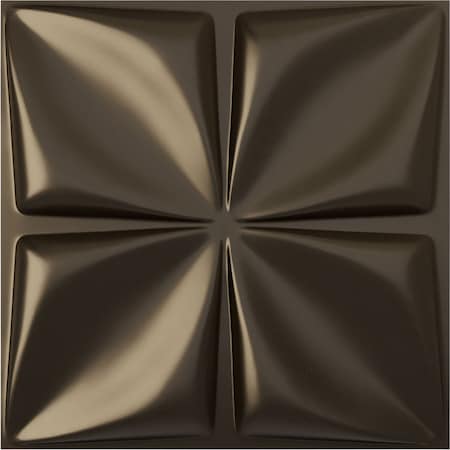 Ekena Millwork 19 5/8in. W x 19 5/8in. H Riley EnduraWall Decorative 3D Wall Panel Covers 2.67 Sq. Ft. WP20X20RLCDB